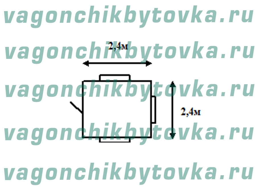 Контрольно-пропускной пункт (КПП) из БК 2,4м